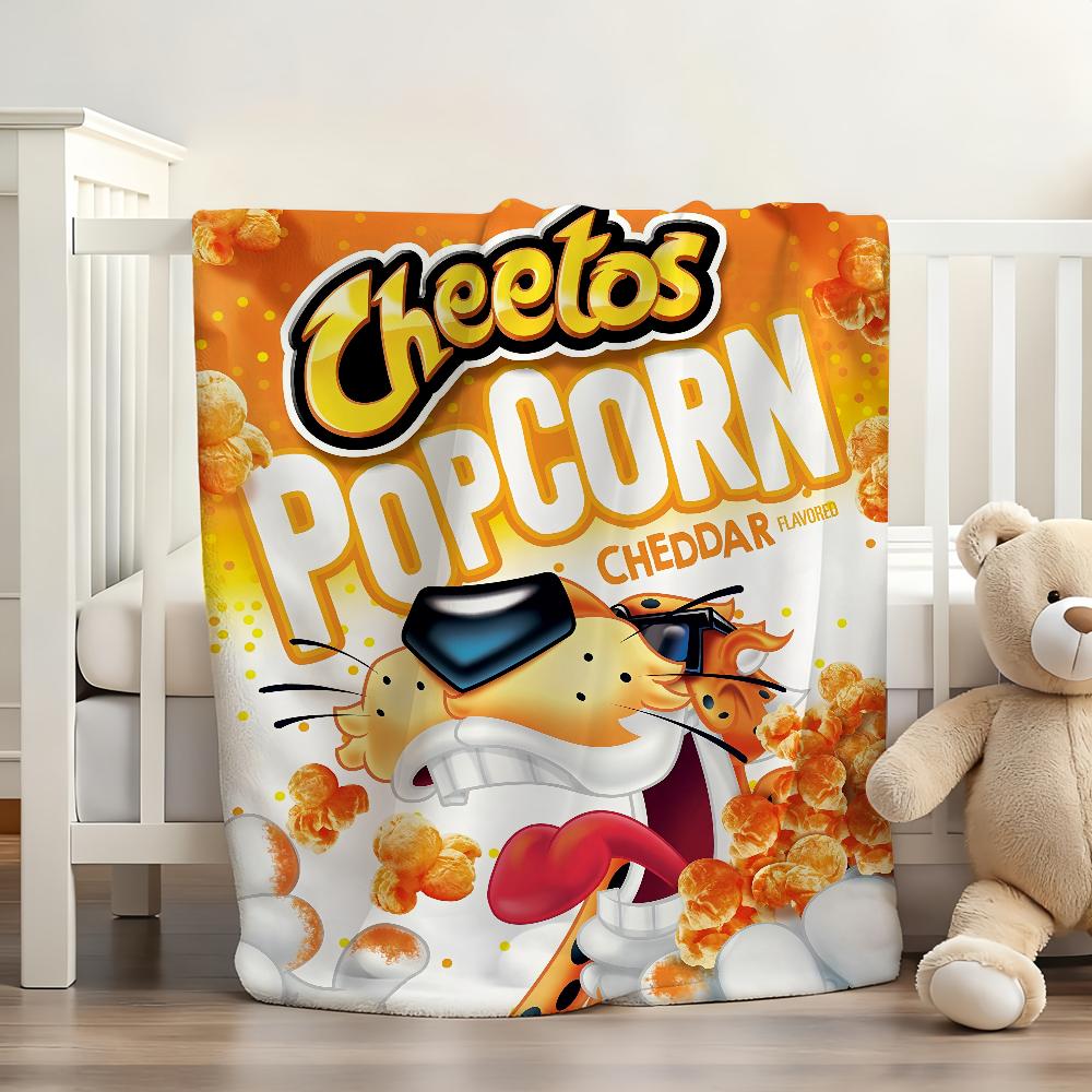 Leckeres Essen C Cheetos S Decke Weich und Hautfreundlich Für Sofa Bett Nickerchen Tagesdecke Alle Jahreszeiten Bettdecke