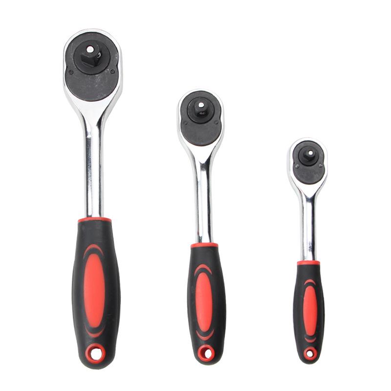 Ratchet Wrench Set: Quick Release, Speed, and Labor-Saving Wrenches (Large, Medium, Small)