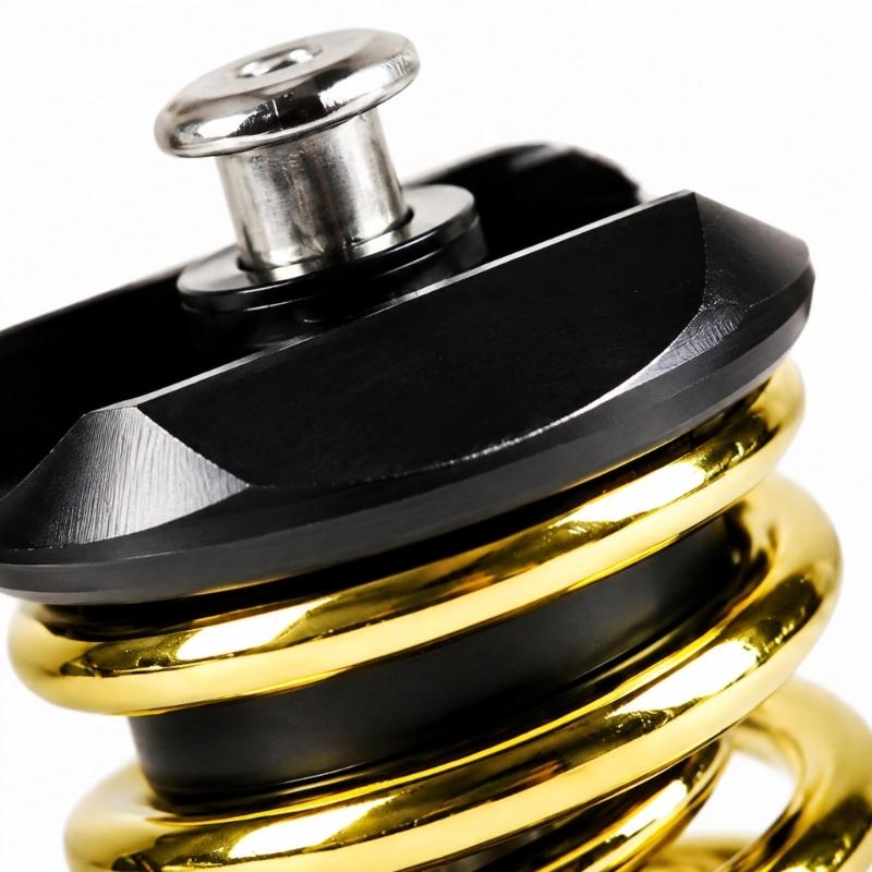 Coils-Spring Rear Suspension Replacements for Folding Bikes with Nylon Housing, Stainless Steel Shafts, and Metal End Posts