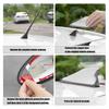 Car Roof Antenna Caps Adhesive Shark Fin Antenna Cover Universal Aerial Cover Trim Easy Installation Aerial Toppers