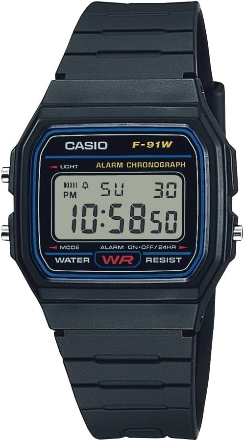 CaSio Men S Watch F 91w 1jh Black 1pc
