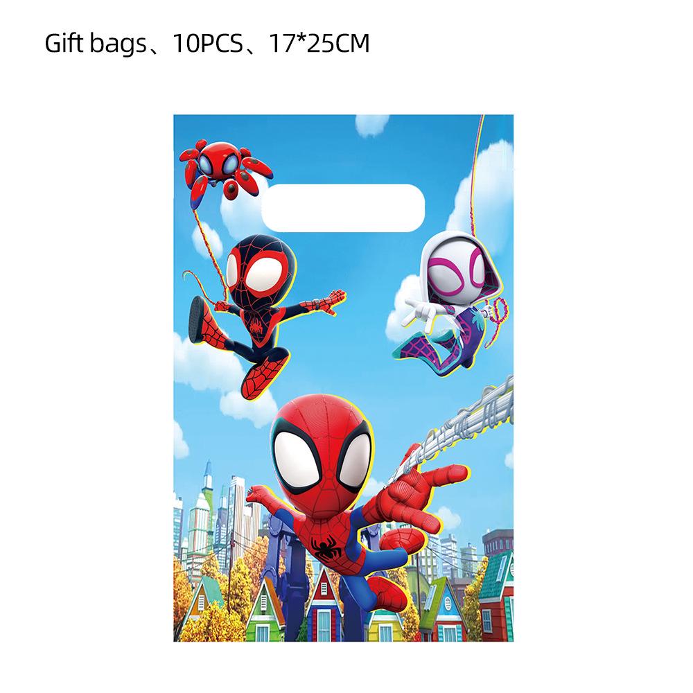 Spider-Man Birthday Party Disposable Plates, Napkins & Cups Set for Kids
