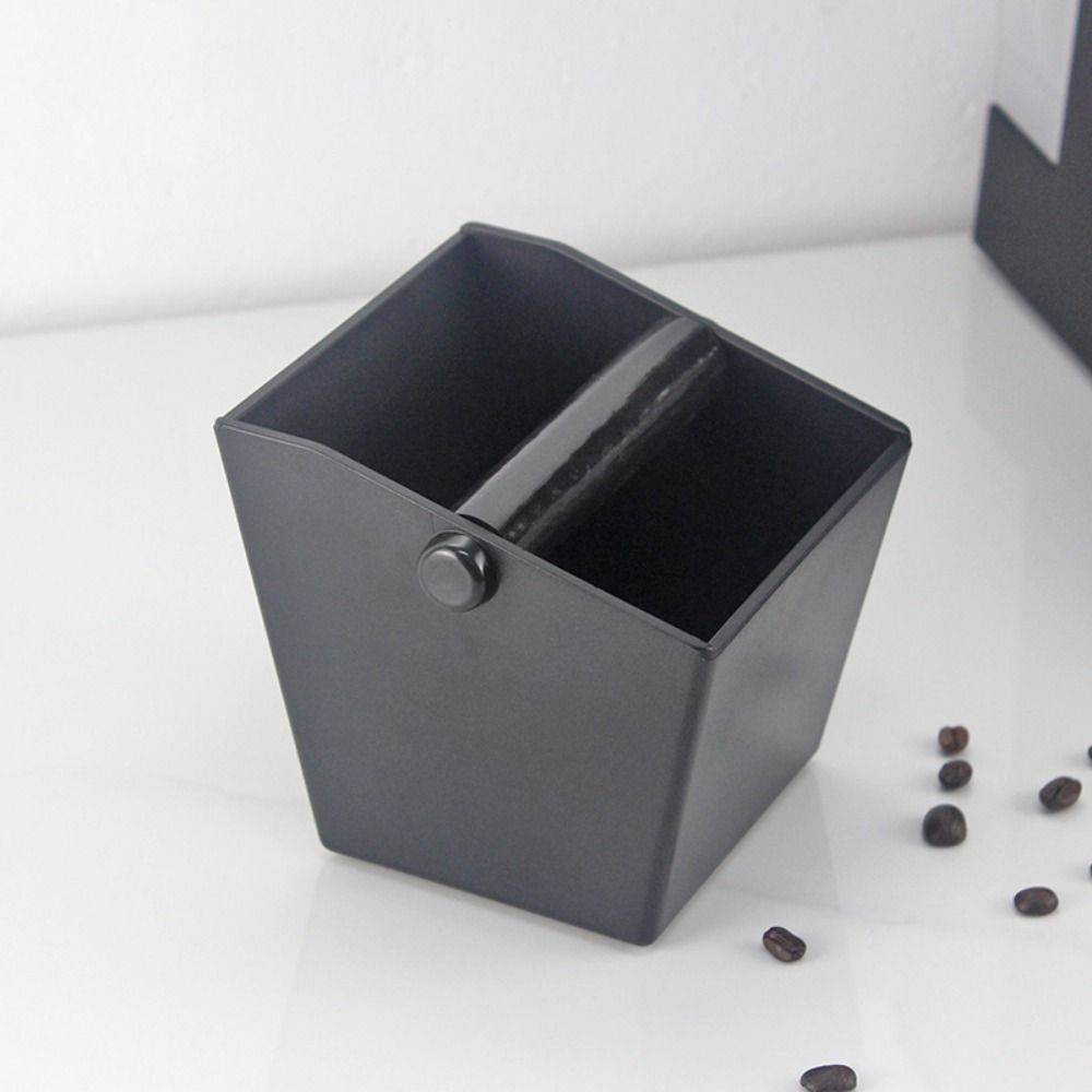Diagonal Mouth Espresso Dump Bin Anti Slip Knocking Slag Container Coffee Grounds Bucket  Barista