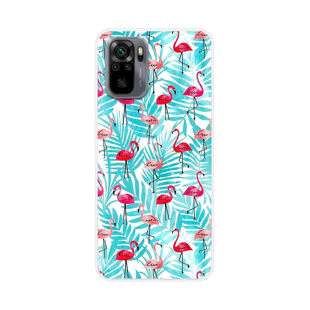 Silikon Blumen Handyhülle Für Xiaomi Redmi Note 10 Hülle 6.43'' Schöne TPU Rückseite Für Xiomi Redmi Note10 Pro Bumper Hüllen