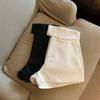 Chic High-Waisted A-Line Pants - Women's Street Style Autumn/Winter, Slimming Wide Leg Casual Trousers
