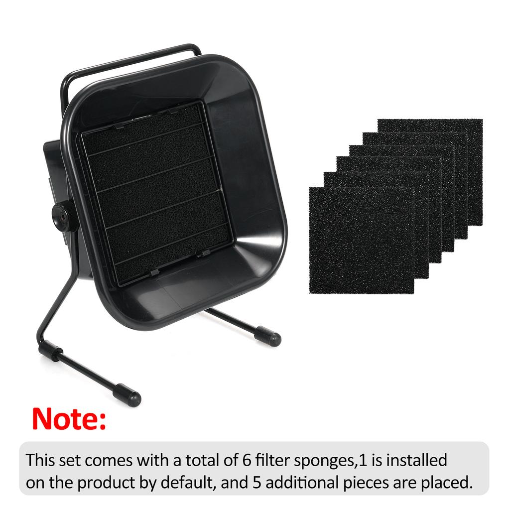 16W Fume Extractor Solder Smoke Absorber with Active Carbon Filter Sponge Adjustable Angle Quiet