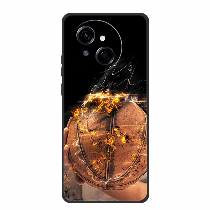 For Tecno Spark 40C Phone Case 6.67" Fashion Photos Black Silicone Soft TPU Case For Tecno Spark 40C Back Cover Cases 40 C Coque