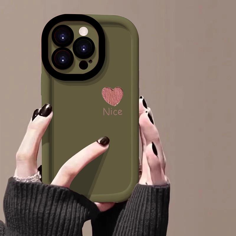 Nice Little Love for Apple 16promax Mobile Phone Case for IPhone14 Puff 13 All-inclusive 12 Anti-fall 15