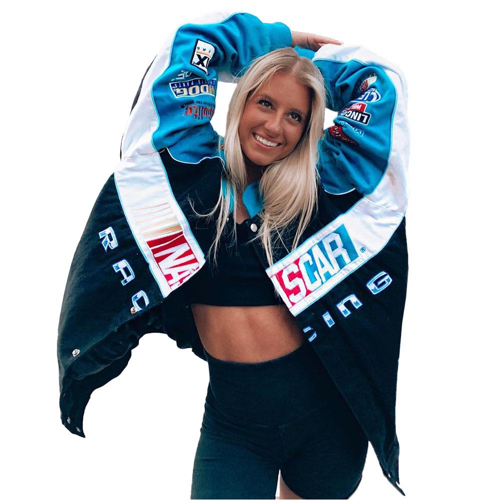 

2022 Осень/Зима Принтованная Повседневная Свободная Ветровка для Мотоциклистов X-Large