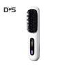 Portable Cordless Hair Straightener Brush Rechargeable Heated Hair Straightening Comb for Travel Mini Hair Styler Tool for Women