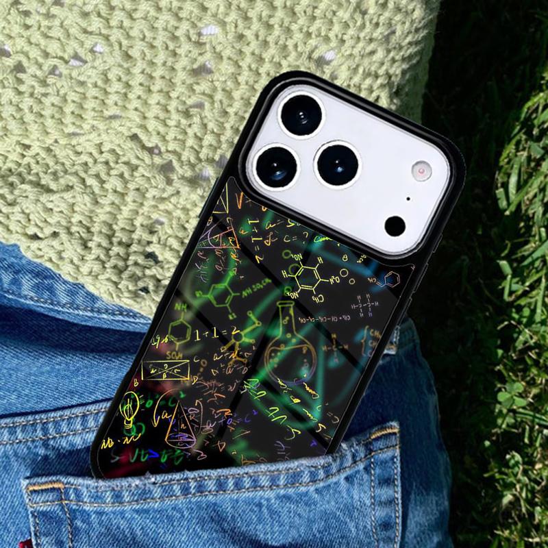 Biology and Chemistry soft Phone Case Cover for IPhone 11 12 13 14 15 16e 17 Pro Max Coque for IPhone 17 Air