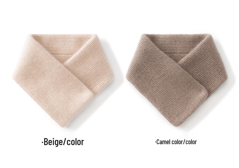 Women's 100% Pure Cashmere Cable Knit Scarf - Warm Fashion Neck Gaiter