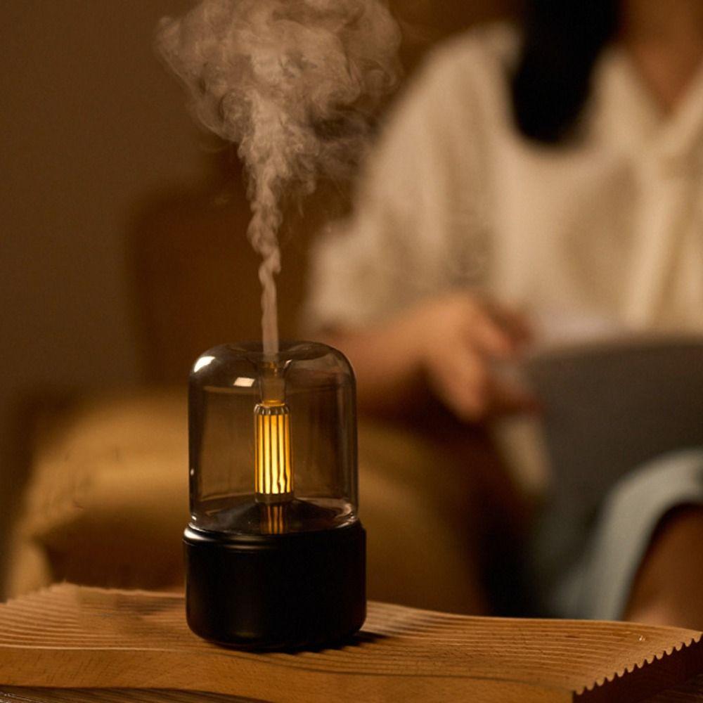 LED Aromatherapy Diffuser Light Dry Boil Protection Essential Oil Diffuser Aroma Diffuser  Bedroom