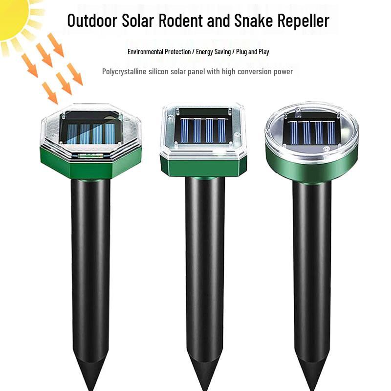 Solar Ultrasonic Snake and Rat Repeller