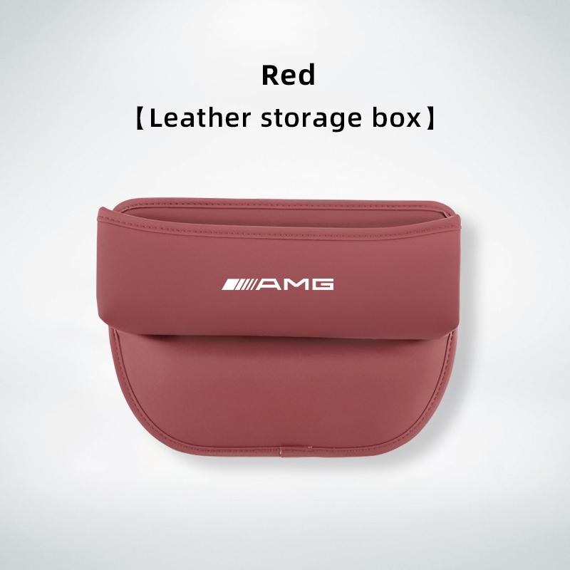 AATW1 Leather Car Seat Gap Organizer Box Leak-proof Storage Bag For Mercedes Benz AMG GLC W203 W206 W220 W205 W211 W212 W201 W210 W108