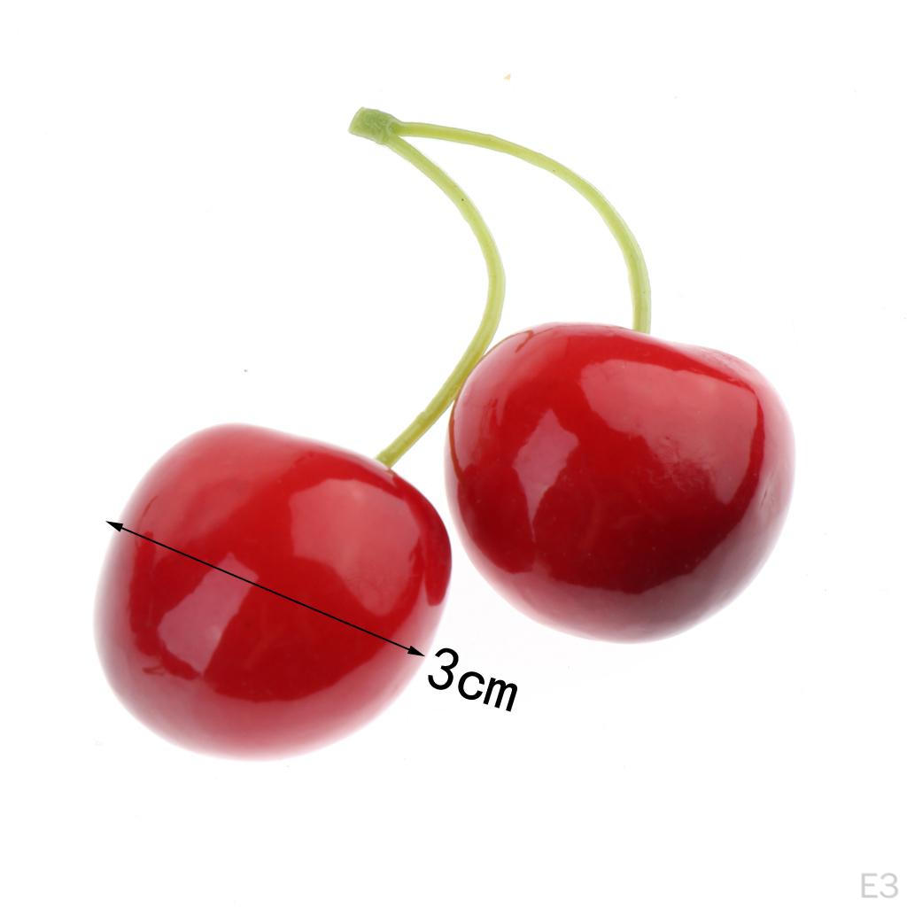 Cerejas Vermelhas Frutas Pedaços