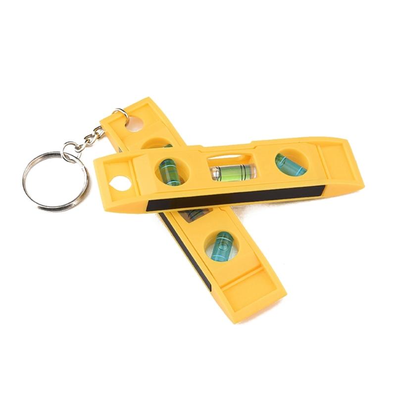 Compact Torpe do Level Magnetic Box Level with 180 90 45 Degree Bubble Level Lightweight 3 Bubble Level with Keychain