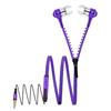 3.5mm In-Ear Zip Zipper STEREO Hands Free Headphones Headset +Mic Earphones Cool