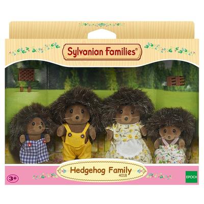 Conjunto de figuras de família de ouriço da família Sylvanian 4018, 1 conjunto, brinquedos populares coreanos