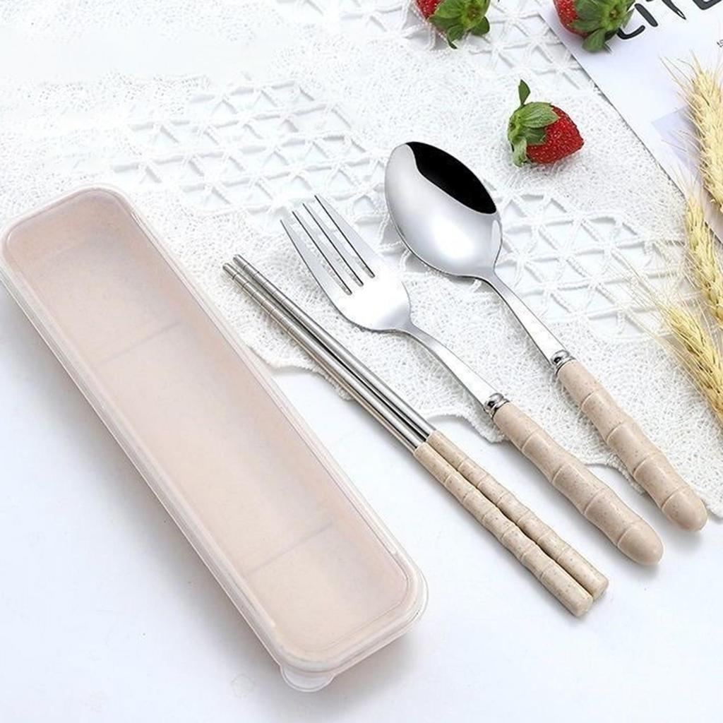 Lunch Utensil Set Stainless Steel Flatware Kitchen Accessories Camping Flatware Sets For Home Wedding Party Picnic Outdoor