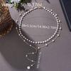 1 Piece Retro Elegant Double-Layer Fake Pearl Tassel Necklace, Versatile Accessory For Daily Parties, Commuting, And All Seasons