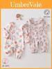 Cotton Baby Romper With Lace Trim For Newborns And Infants Safe For Spring And Autumn