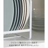 [Yamazaki] Dish Stand Dish Rack Tower Wide L White 2964, approx. W12.99 x D6.5 x H7.87 inches