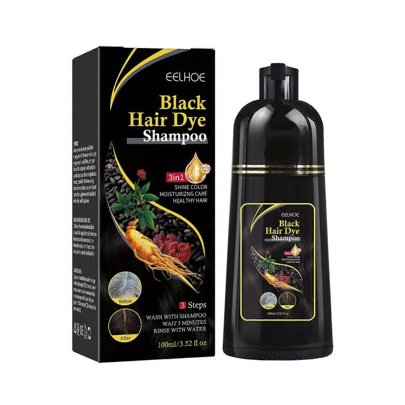 Barsinfi Natural Herbal Instant Hair Dye Shampoo For White Hair Coloring