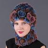 Wholesale New High-quality Rex Rabbit Fur Accessories Autumn and Winter Women's Versatile Warm Hat Scarf Two-piece Set