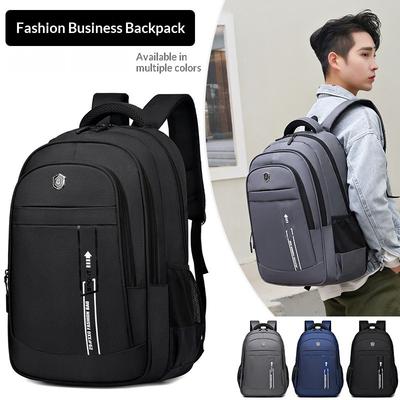 Leisure Laptop Bag, Outdoor Hiking Oxford Cloth Backpack, Men's Fashionable Commuting Multi Compartment Backpack