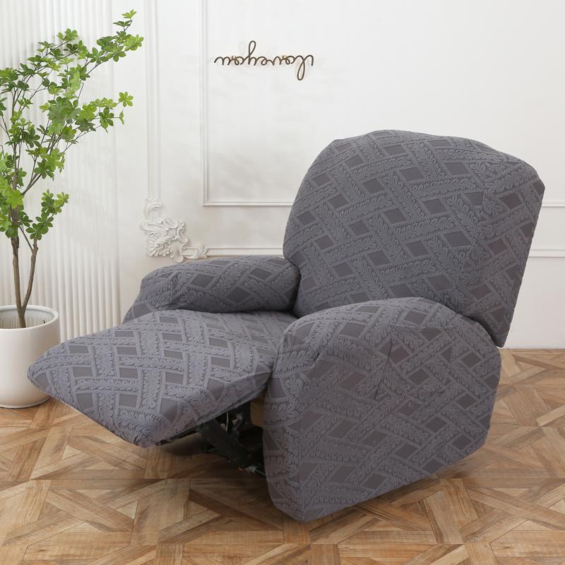 Jacquard-Liegesofabezug mit geteiltem Design für Wohnzimmer, Liegestuhlbezug, Einzelsesselbezüge, Stretch-Couch-Schonbezüge