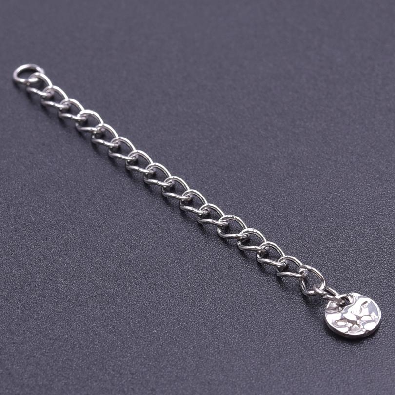 Silver/Gold Color Stainless Steel Extender/Extention/Tail Chains For Jewelry Making Bracelets Necklaces Anklets DIY Accessories