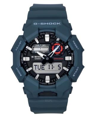 G-Shock Analogowy cyfrowy pasek z żywicy biologicznej Czarna tarcza Kwarcowy zegarek męski GA-010-2A 200M
