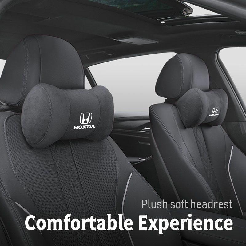 Car Seat Headrest Protect Neck Pillow Seat Waist Pillow For Honda Civic Accord Crosstour Spirior Odyssey Avancier UR-V Sienna