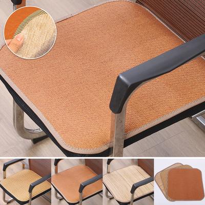1PC Rattan Seat Cushion Summer Cold Rattan Chair Seat Pad Breathable and Comfortable Non-slip Seat Cushion Cooles Stuhlkissen