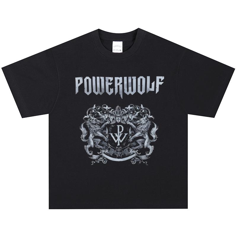 Футболка Powerwolf, Мягкая ткань, Повседневная одежда M