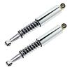 Rear suspension (set of 2) - Silver plated - Compatible with Honda Cub, Super Cub 50, 90, and Little Cub.