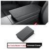 for New Tesla Model Y Juniper 2025 Interior Accessories Center Console Cup Holder Glasses Tray Armrest Box Protect Cover MY 2026