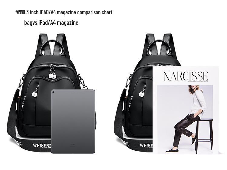 Oxford-Stoff Mode Rucksack: Vielseitige, großvolumige, lässige Reisetasche für Damen