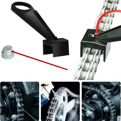 Motorcycle and Motorcycle Chain Cleaning and Maintenance Tools To Prevent Splashing, Clean and Scrub the Oiler On the Chain
