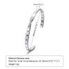 Men's Stainless Steel Solid Metal Mobius Viking Twisted Bracelets,Minimalist Open Cuff Bangles Gifts for Male Boys Jewelry
