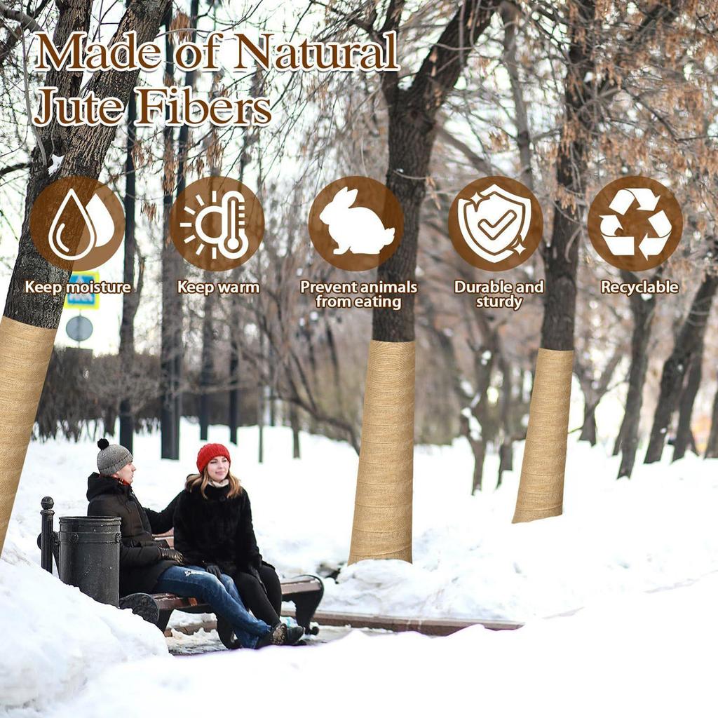 Baumstammschutz Frostschutzvlies Wärme Kälteschutz Pflanzenabdeckungen für Sträucher Pflanzen Garten Hof Gehweg Hinterhof Bauernhof