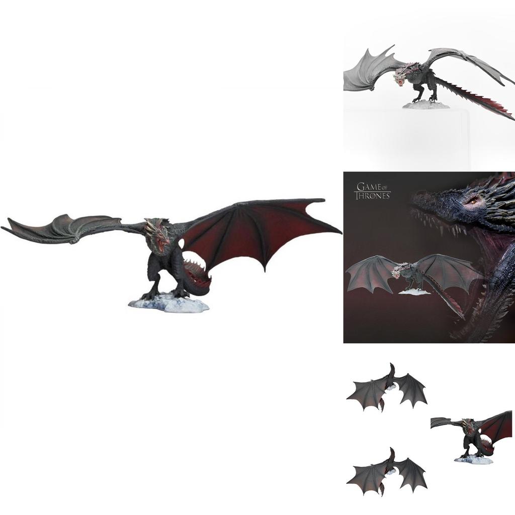 Mcfarlane Game Of Thrones Sammlerfigur Spielzeug Biegsamer Schwanz Bewegliche Beine Hals
