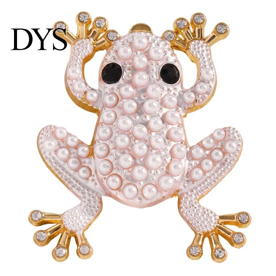 Jewelry Frog for Women, Rhinestone Stud Earrings, Sparkly Cute Sweet Cool Accessories Animal Brooch Pin, Vintage Boho Summer Beach Vacation Statement