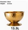 304 stainless steel Deer Head ear GOLD SILVER big ICE BUCKET BOWL CHAMPAGNE Large champagne bar bucket beer bucket basin