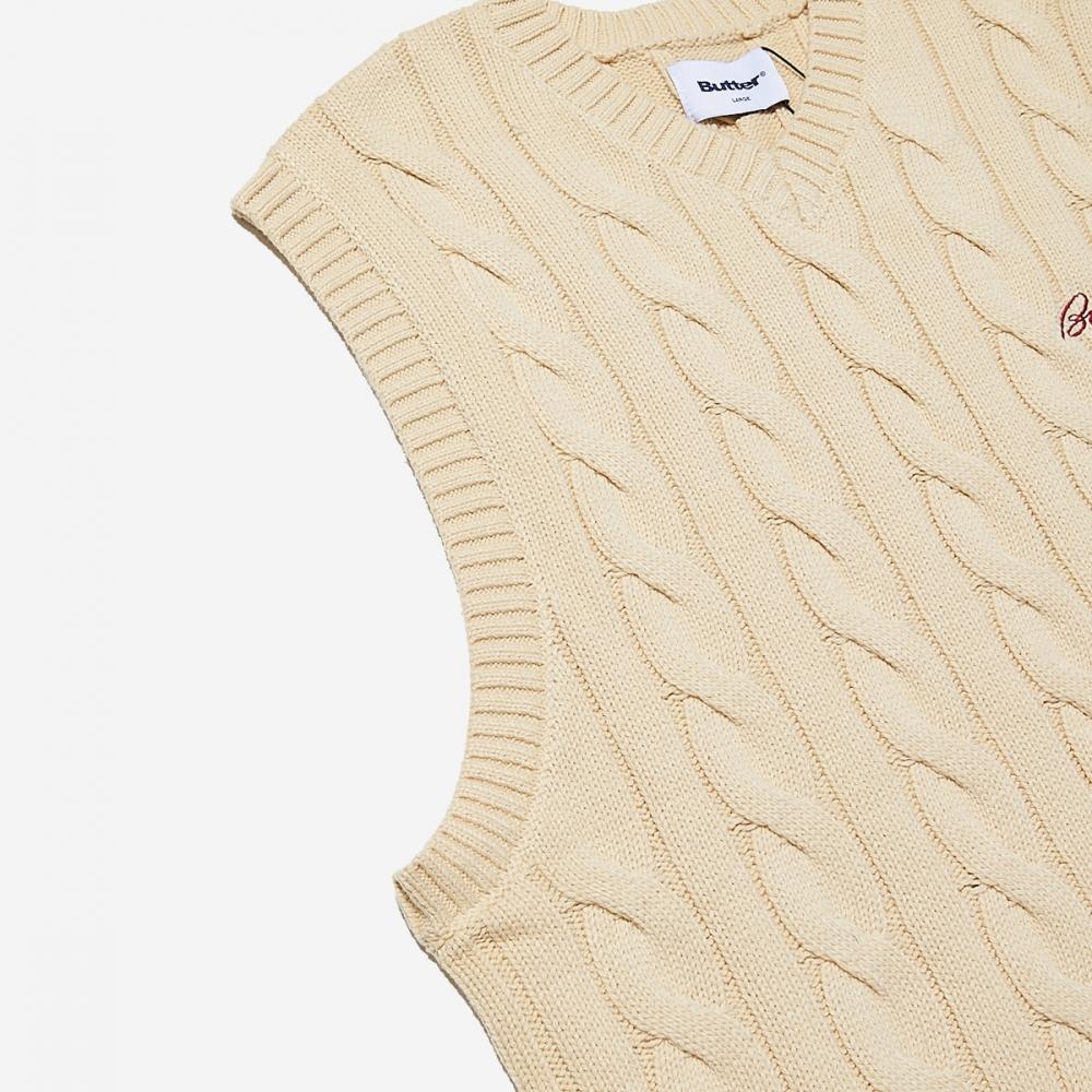 Butter Goods Cable Knit Vest Cable Knit Vest