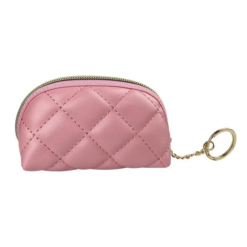 New large-capacity simple hand-held embroidered key coin purse women's fashion small bag zipper clutch women