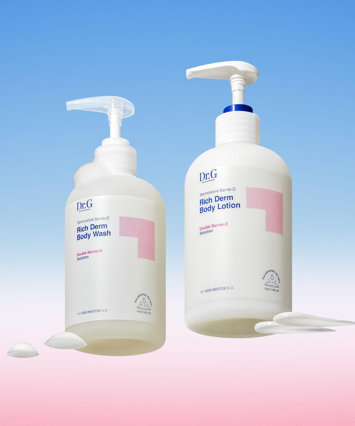 Dermoisture Barrier D Richderm Гель для душа 400 мл + Лосьон для тела 400 мл