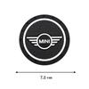 X5 X7 For BMW Car-Styling PVC Car Non-slip Coaster Mat Water Cup Pad For Mini Cooper One S JCW R55 R56 R60 F55 F56 Countryman Au