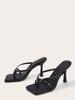 2025 Plus Size Women's Stiletto Sandals & Slippers - Sexy High Heels for Europe & America